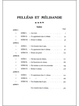 Pelléas et Mélisande - Conducteur - DEBUSSY - Partition - Petit format